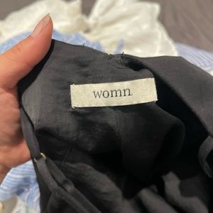 WOMN, SIZE XS, BLACK DRESS